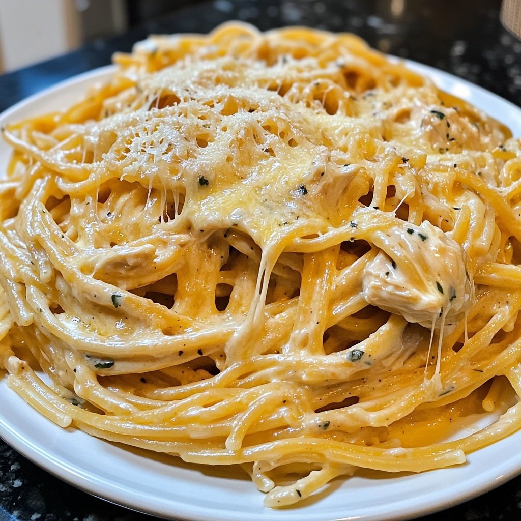 Easy Parmesan Chicken Pasta