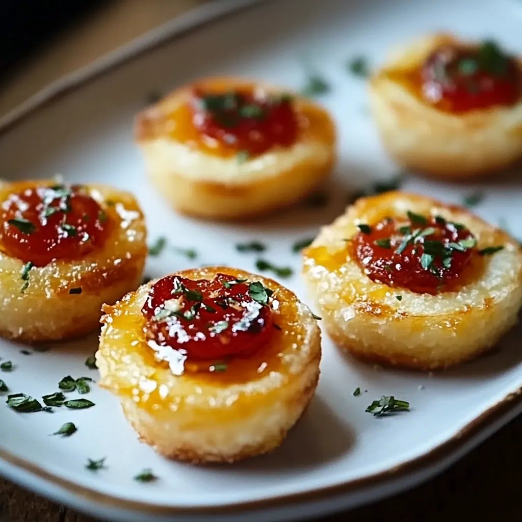 Cheesy Thumbprint Appetizers with Hot Pepper Jelly
