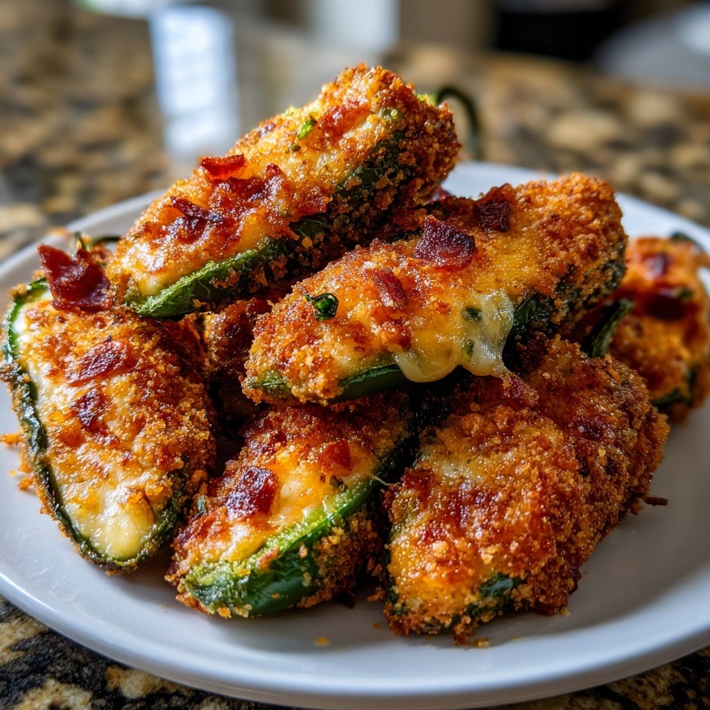 Jalapeno Poppers with Smoked Cheese