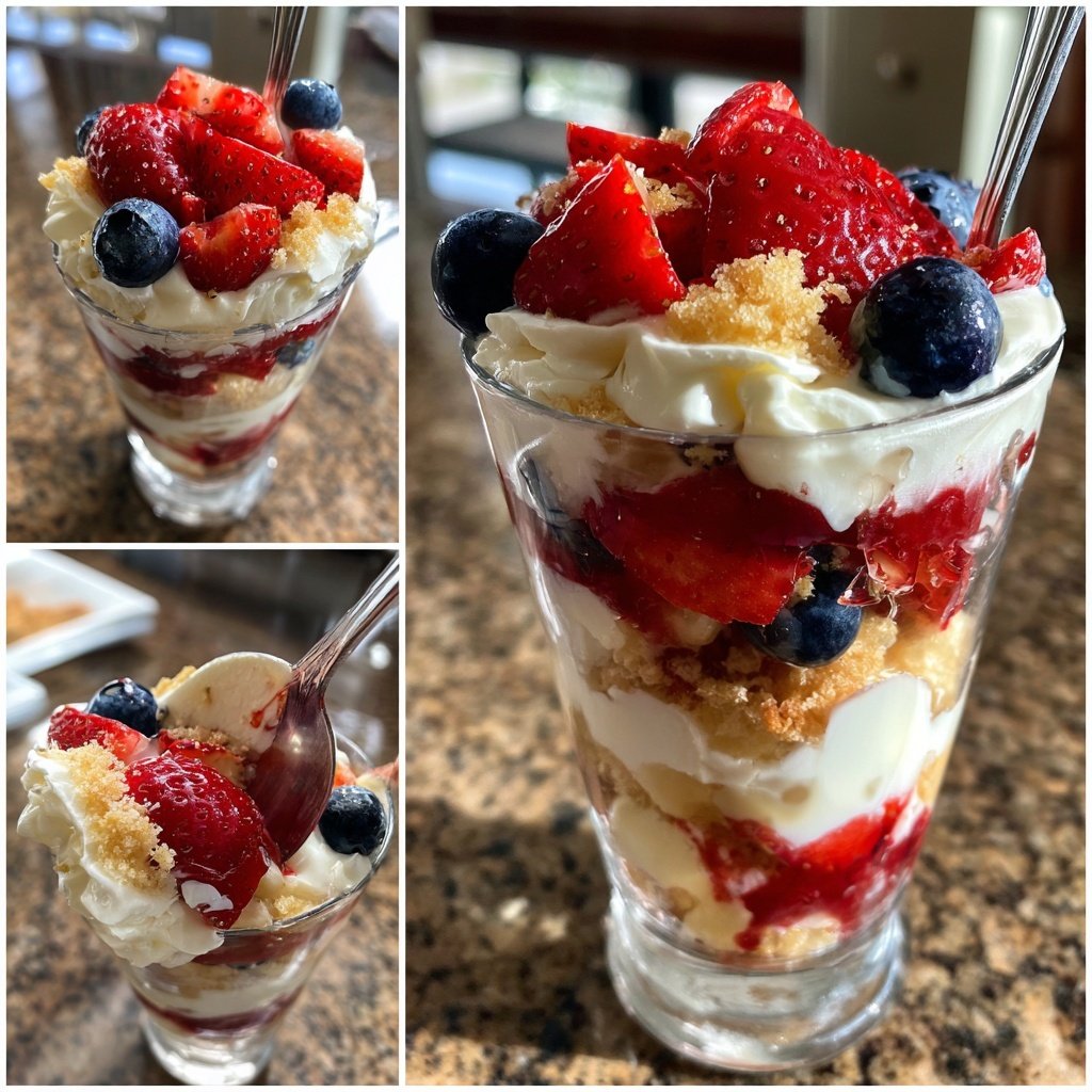 Valentines Breakfast Berry Yogurt Parfaits