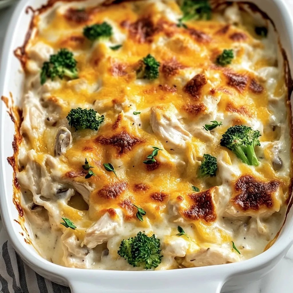 Creamy Low Carb Chicken Casserole