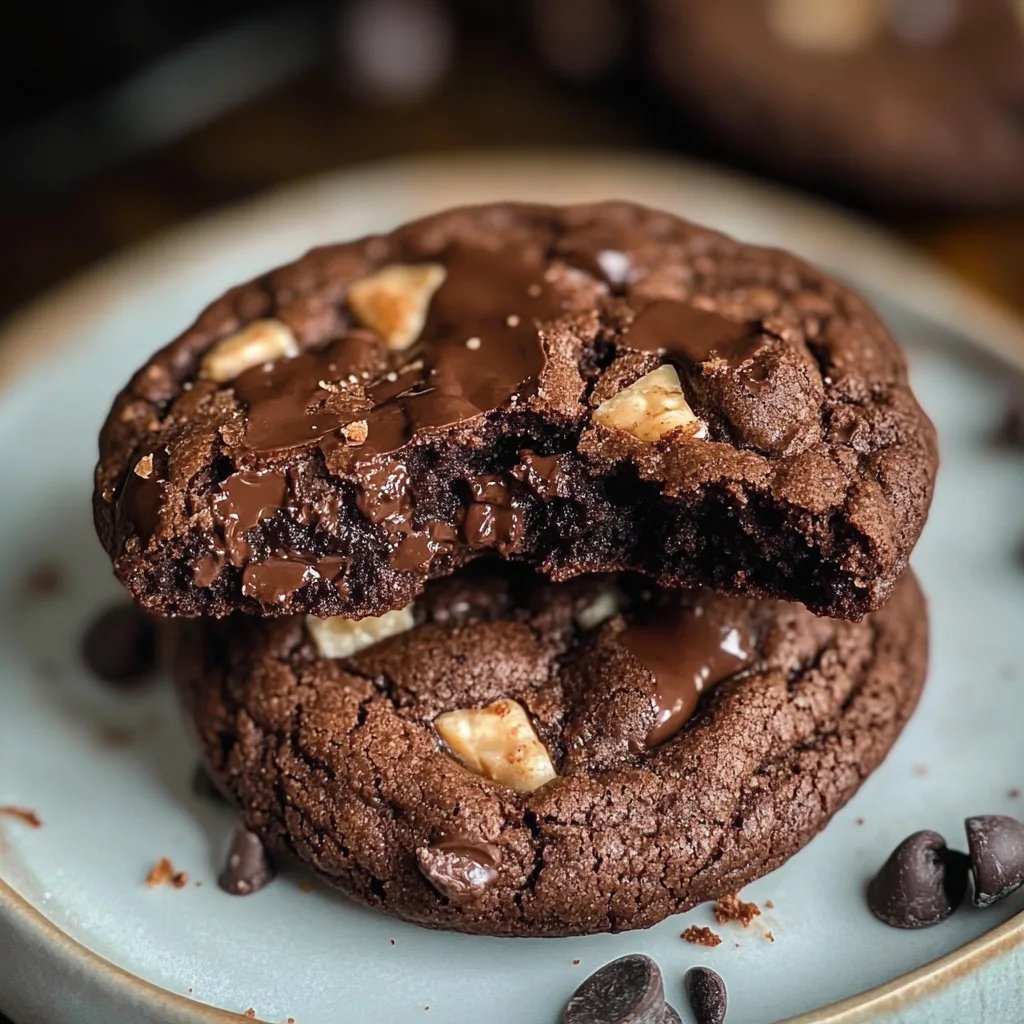Single Serve Double Chocolate Cookie