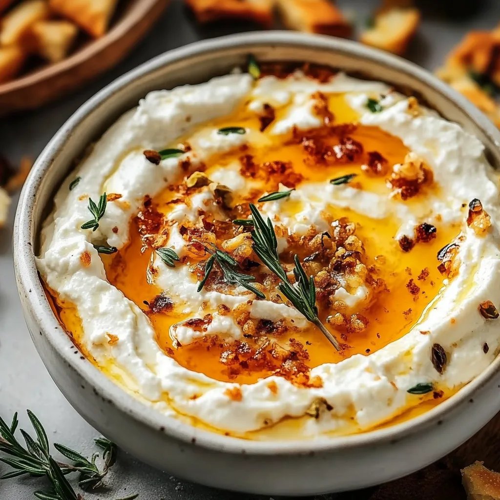 Delicious Ricotta Dip with Hot Honey