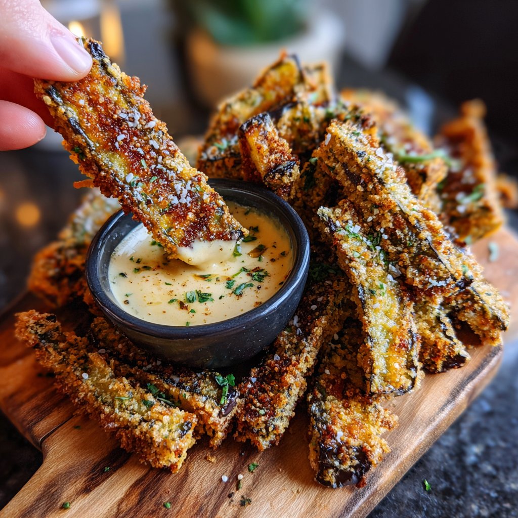 Crispy Eggplant Veggie Fries