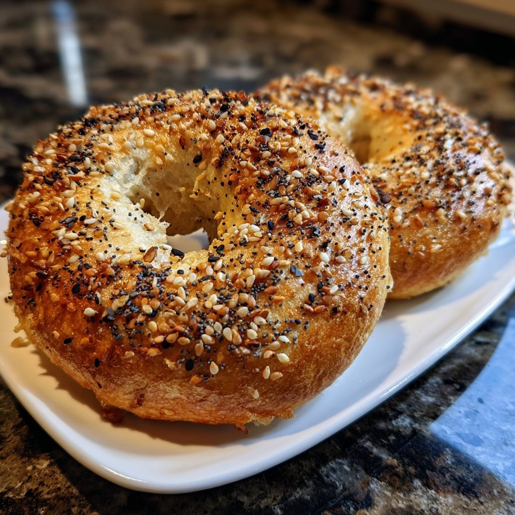 Protein Bagels Without Yeast