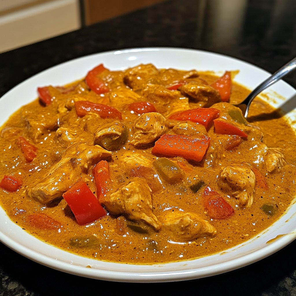 Creamy Slow Cooker Chicken Curry