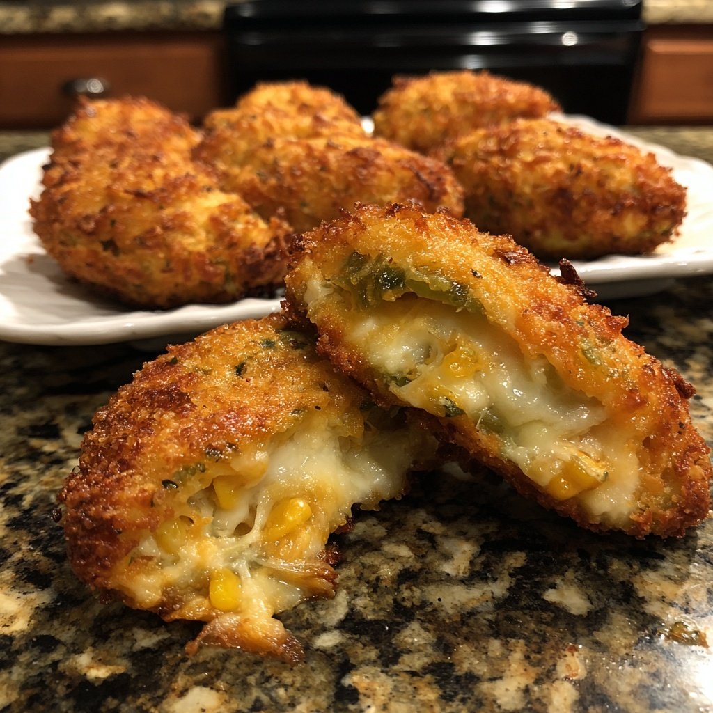 Jalapeno Poppers Stuffed with Corn