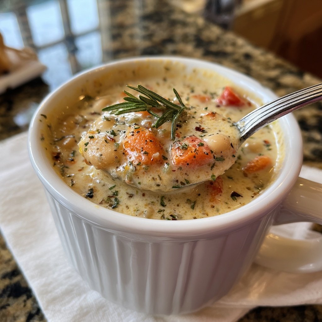 Sunday Creamy White Bean Stew