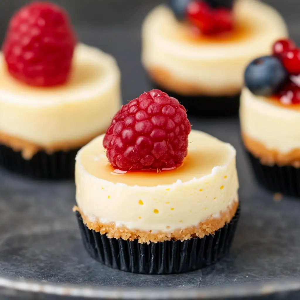 Easy Mini Cheesecakes