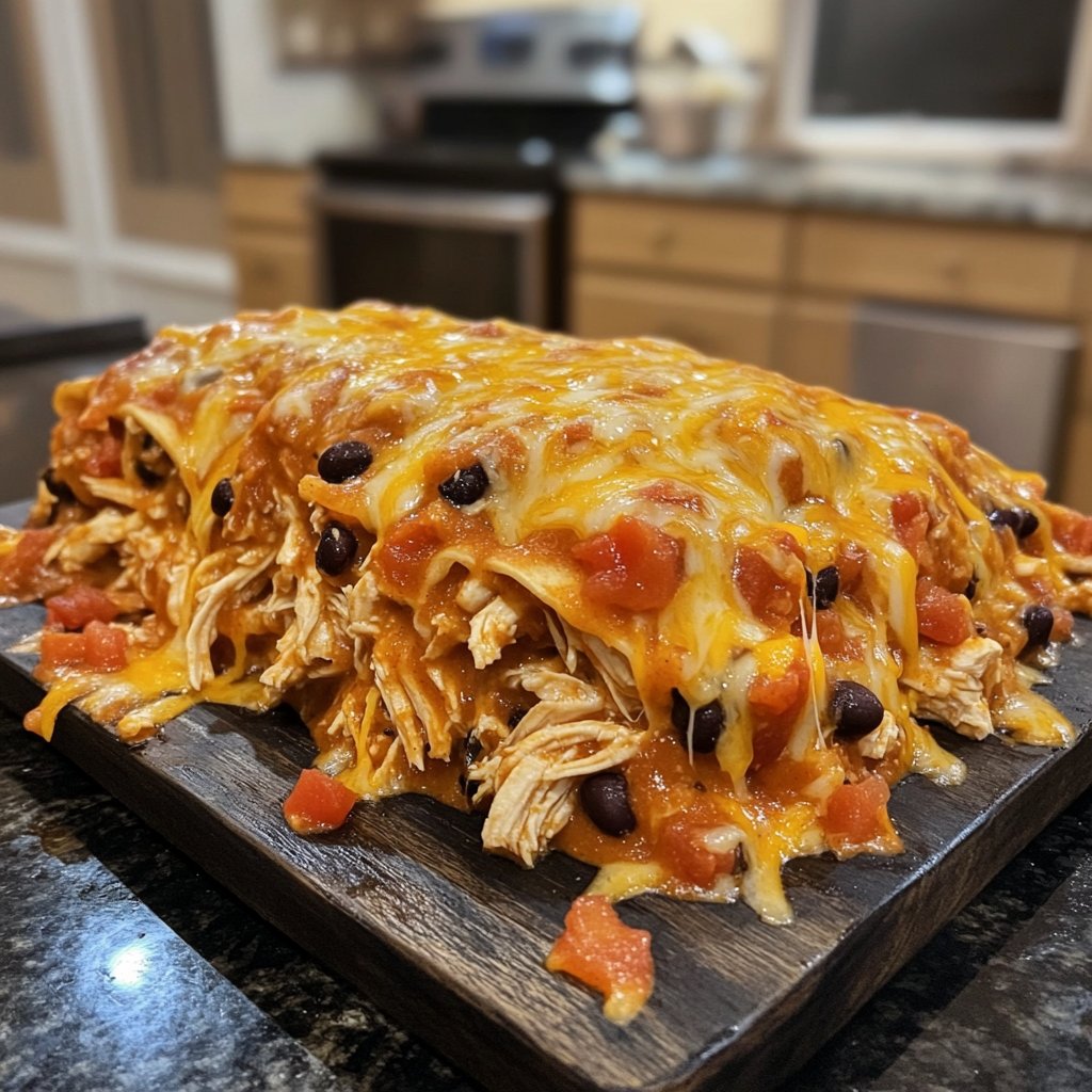 Family-Favorite Crockpot Chicken Enchilada Filling
