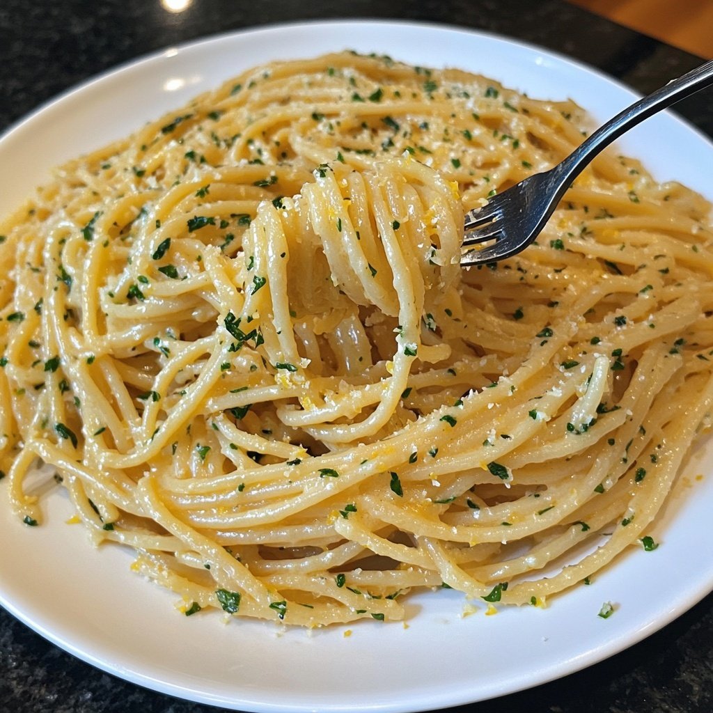 Romantic Lemon Butter Pasta