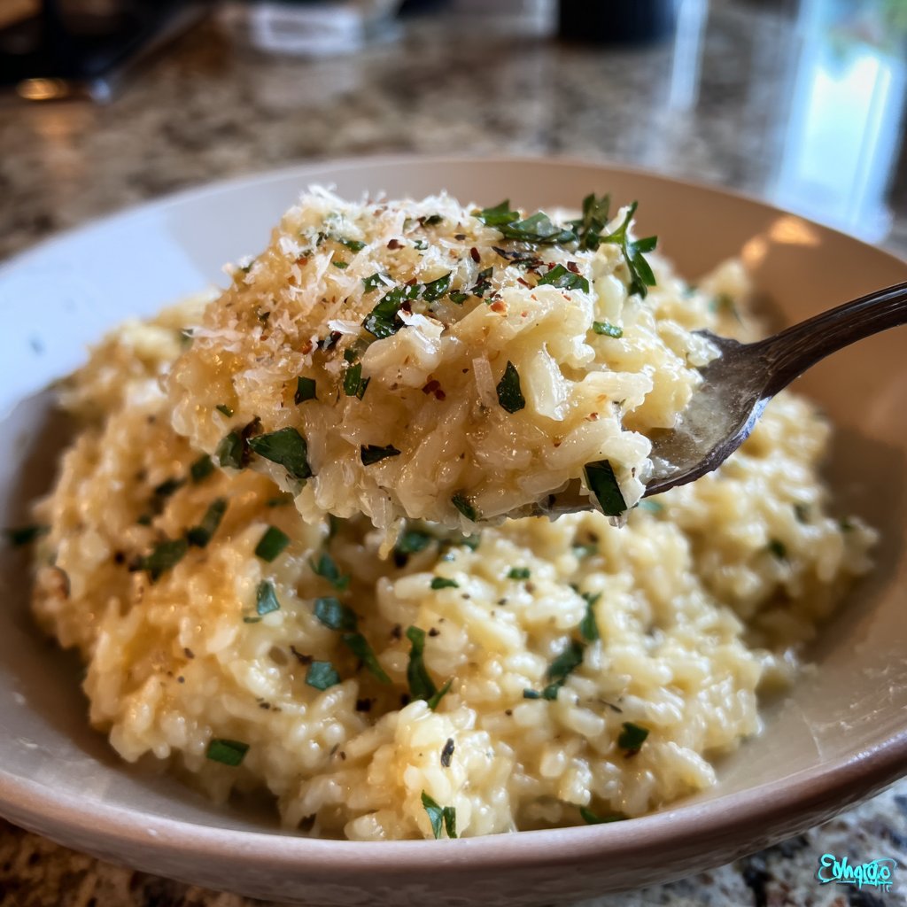 Creamy Parmesan Risotto for Date Night
