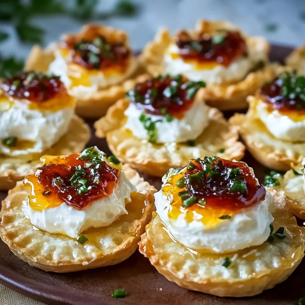 Quick Pepper Jelly Cream Cheese Appetizer Dip and Bites