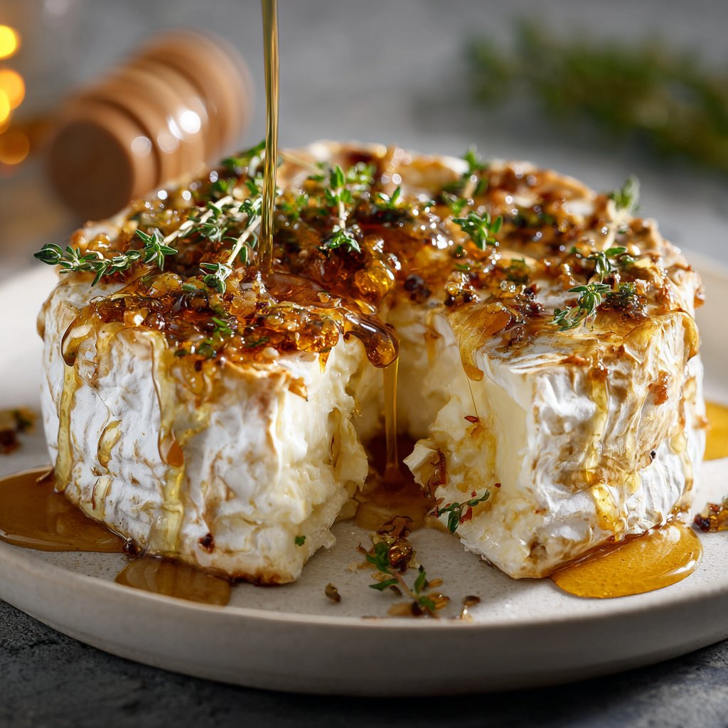 Camembert with Honey and Thyme