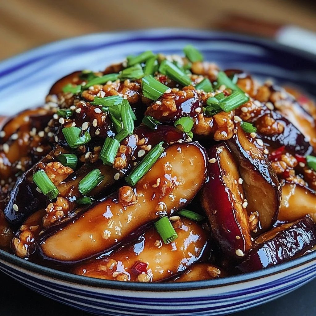 Chinese Eggplant with Garlic Sauce
