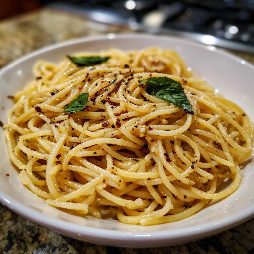 Quick & Easy 15-Minute Garlic Pasta