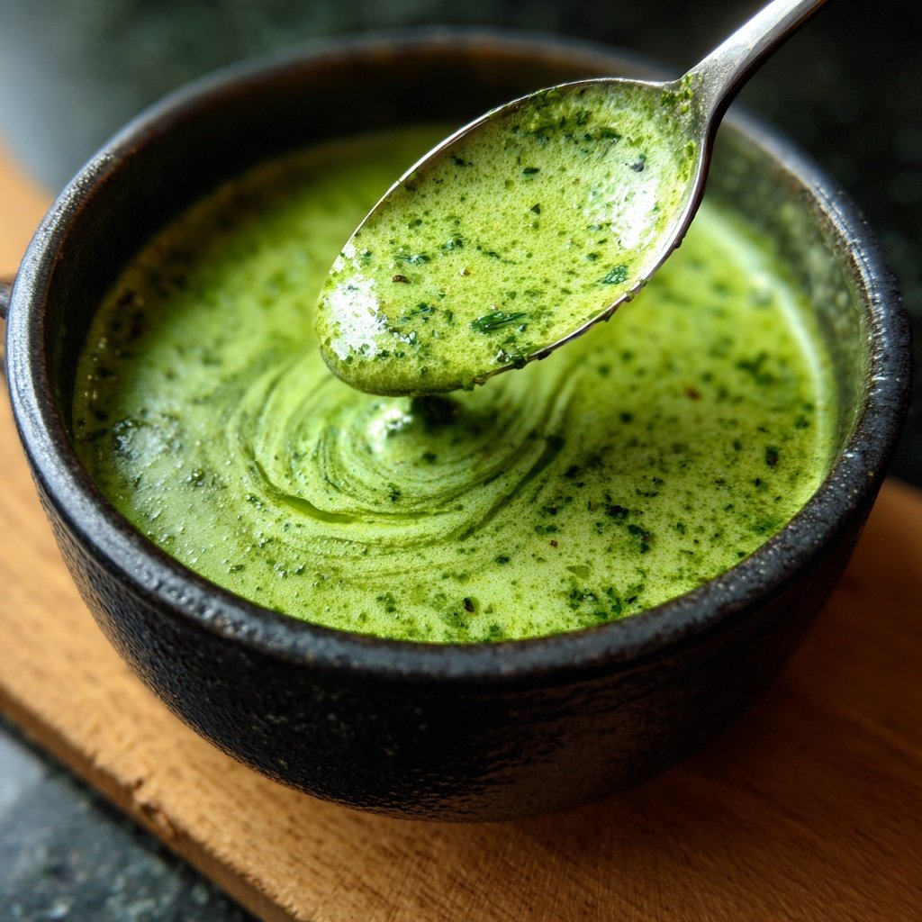 Creamy Lemon Spinach Soup